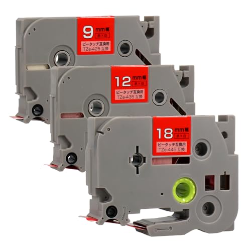 �y�G�R�X���z�u���U�[�p �s�[�^�b�`�݊� Tze�e�[�v ��/������ 9mm(TZe-425)/12mm(TZe-435)/18mm(TZe-445) �e1�� (�S3��) TZe�e�[�v�݊� ���x�����C�^�[ P-TOUCH CUBE �s�[�^�b�`�L���[�u�Ή�