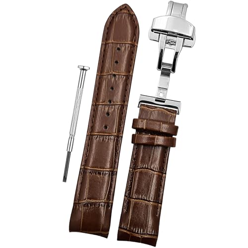 Image of DBLACK ''TST2'' Premium Leather Watch Strap, Bamboo Pattern Design Watch Band / / Compatible with Tissot Couturier 1853 & Other Models, Full-Padded Curved Watch Belt (Choose Your Size & Color)