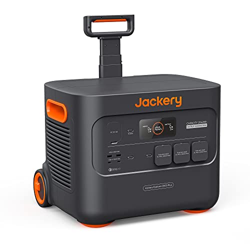 Jackery Tragbare Powerstation Explorer 2000 Plus 2042,8 Wh, Solar Generator LiFePO4-Batterie, 3000 W Ausgang, AC-Schnellladung in 1,7 Std., für Camping und Notfälle zu Hause