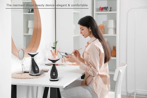 Electric Face Massager Anti Wrinkles, Skin Tightening Beauty Massager for Facial & Neck, Facial Toning Device Massager for Rejuvenates Skin Lifting, USB Rechargeable, Portable (Black) - Image 6