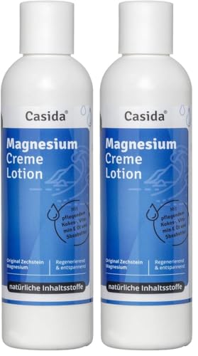 Crème de magnésium Casida lotion de soin corporel pour massage après sport