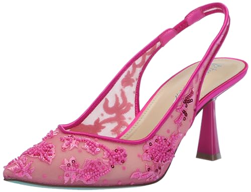 Betsey Johnson Women's Nikki Pump, Fuchsia, 7