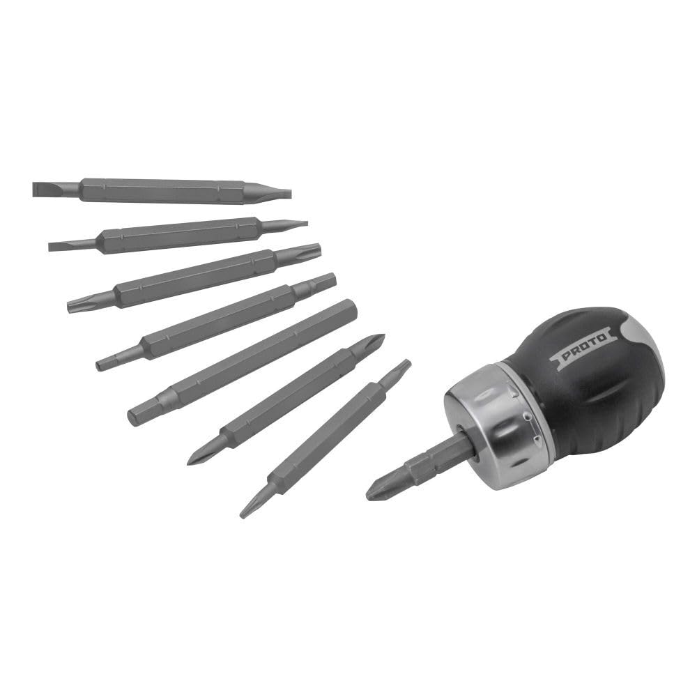 PROTO Ratcheting Stubby Screwdriver Set J9325 - Amazon.com