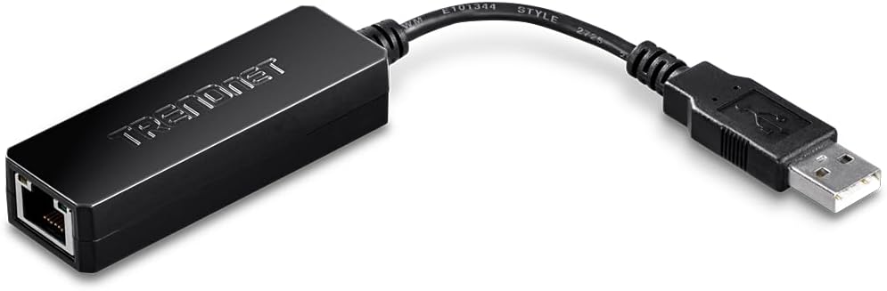 TRENDnet TU-S4, 4-Port USB to Serial RS232 Hub, Black
