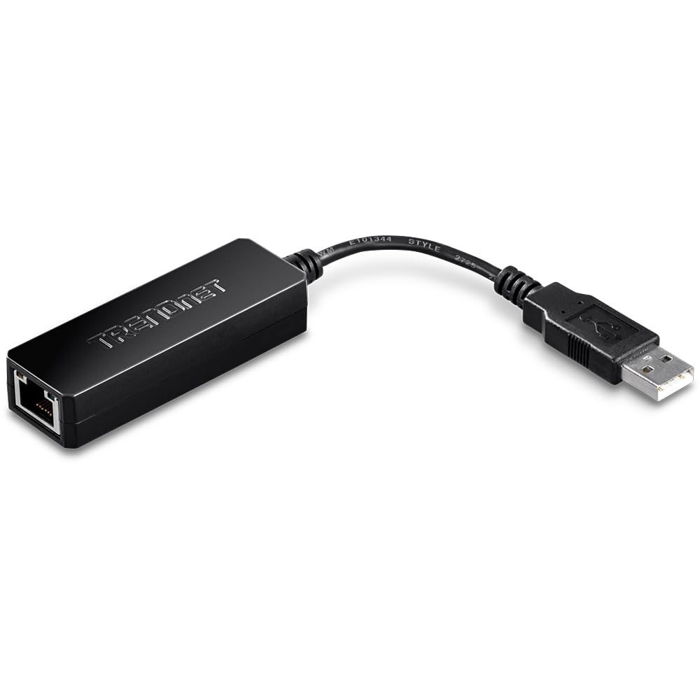 TRENDnet, TU-S4, concentrador USB a Serie RS232 de 4 Puertos, Negro