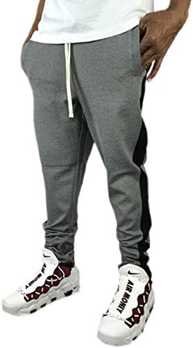 Amazon ヴィクトリアス サイドライン スウェット パンツ トラックパンツ グレー 黒 ブラック ライン ストレッチ Victorious メンズ Sp35 Sサイズ ロングパンツ 通販