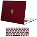 MOSISO Plastic Hard Shell Case & Keyboard Cover Compatible MacBook Air 13 Inch (Models: A1369 & A1466), Marsala Red