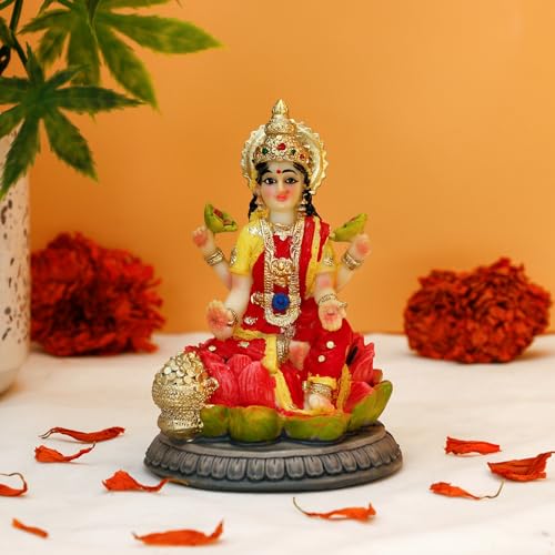 Figurilla Lakshimi para tablero de auto 3.9" polystone miniatura 2