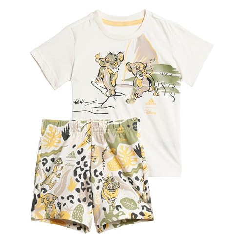 adidas girls Disney Lion King T-shirt Set