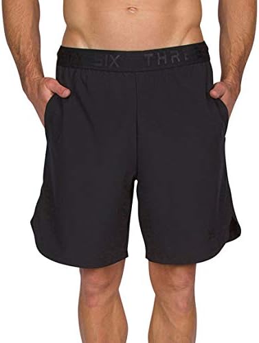 Miniatura 2 de Shorts deportivos de secado rápido con bolsillos y dobladillo lateral para hombre, shorts para gimnasio y entrenamiento