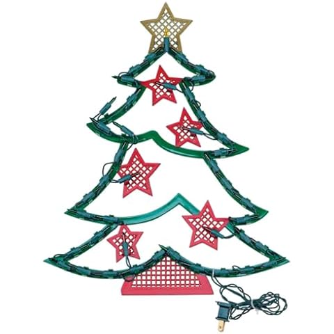 Impact Innovations Christmas Lighted Window Decoration, Tree Cover