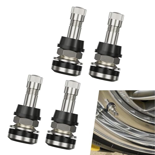 4PCS TR416 Valve Stems, Metal Tire Valve Stems Outer Mount, Fits ...