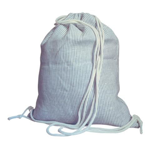 Sac à dos avec cordon lin Cuore di lino anti-transpiration pour remplacer vos sacs lourds en été