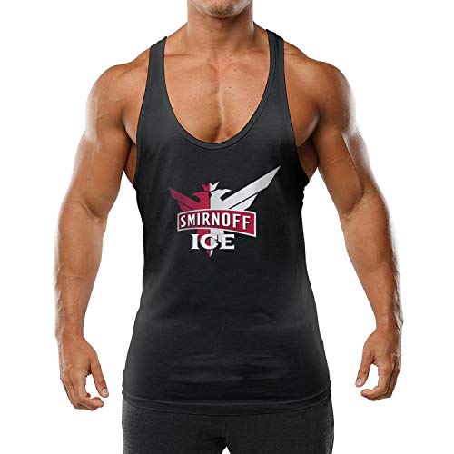 Mens Guys Smirnoff-Ice- Tank Tops Athletic Cotton Men's Muscle T-Shirt