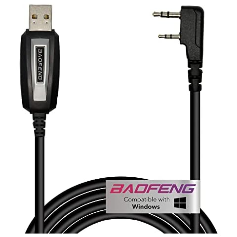 MIRKIT Baofeng Programming Cable for Two Way ham Portable radios: UV-5R, 5RA, 5R Plus, 5RE, UV-82, BF-F8HP, UV3R Plus, BF-888S, 5R EX, 5RX3, GA-2S, BF-F8+, H777 UV82HP Cover