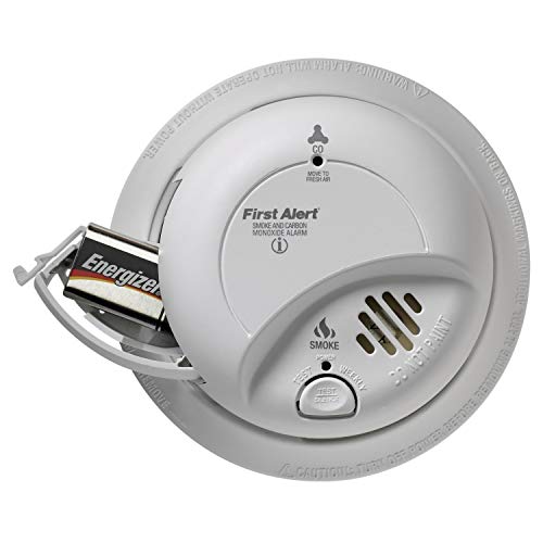FIRST ALERT BRK SC9120B Hardwired Smoke and Carbon Monoxide (CO) Detector with Battery Backup, 1 Pack, White - image 3