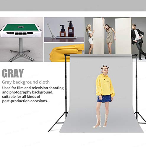 Image of GiftMax 8 x10 FT Grey Color LEKERA Backdrop Photo Light Studio Photography Background (Grey Cloth)