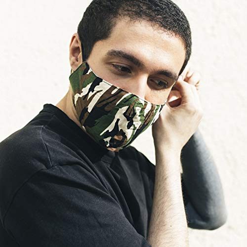 Maschera naso mimetica mimetica 100% cotone 3