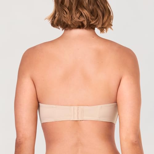 Image of DELIMIRA Women's Underwire Contour Multiway Full Coverage Strapless Bra Plus Size