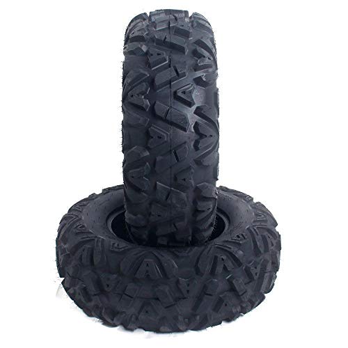 Image of TUFFIOM 26x9-14 ATV Tires Set of 2 for All Terrains, Mud Sand Off-road ATV UTV Tire for Trail Vehicles, 6 PR, Deep Tread, Tubeless
