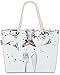 VOID Fisch Besteck Essen Roh Strandtasche Shopper 58x38x16cm 23L XXL Einkaufstasche Tasche Reisetasche Beach Bag