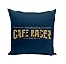 Kissen Kissenbezug 40x40 cm Cafe Racer Way of Life Motorräder Big Bikes Cafe Racer
