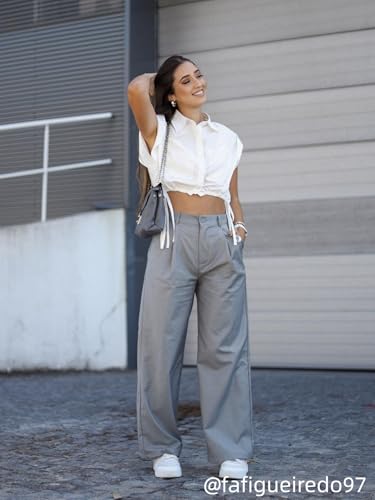 CIDER Solid Straight Leg Trousers2