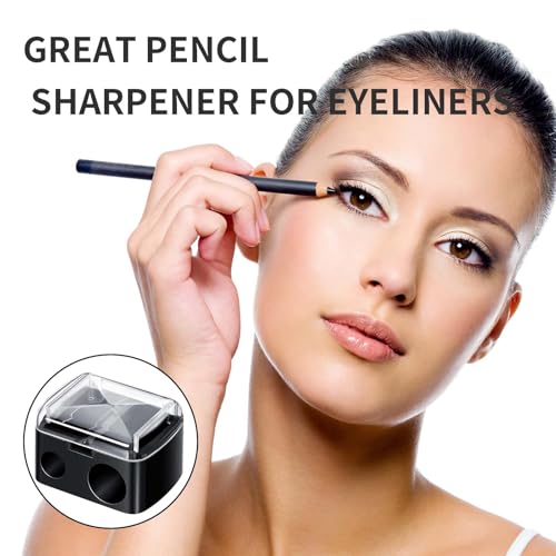 3 Pcs Lip and Eye Liner Pencil Sharpener, Make up Eyebrow Pencil for Large and Small Lip, Eye and Brow Pencils, Eyeliner - Image 5