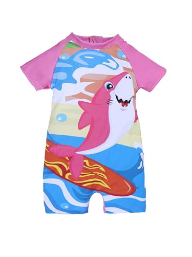 Image of KiddoPanti Boys & Girls Half Sleeve Mid Thigh Length Swim Suit
