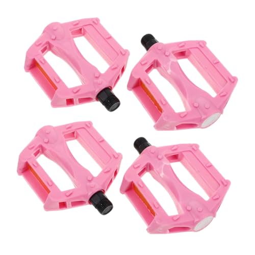 BESPORTBLE 2 Pair Children's Bicycle Pedals - Kids Bicycle Flat Pedal Anti-Skid Cycling Universal Lightweight Platform Replacement for Travel Cycle Bikes