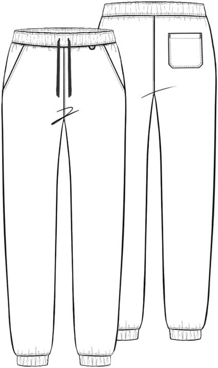 Kitmaz Women's Fleece Lined Joggers - Thermal Winter Scrub Pants, Mid-Rise Stretch Slim Fit with 3 Pockets - Image 6