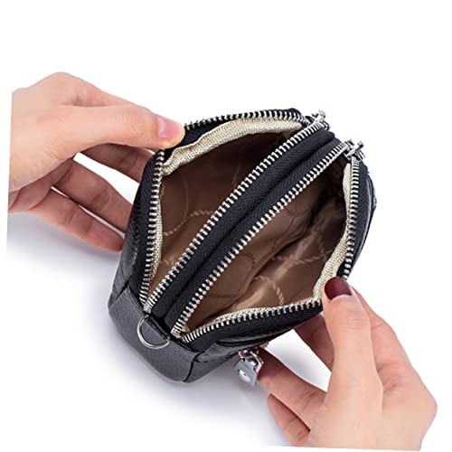 GALPADA Multi Function Zipper Wallet for Women Compact Leather Coin Storage Pouch with Zippered Pockets for Travel and Dating Clutch Bag4