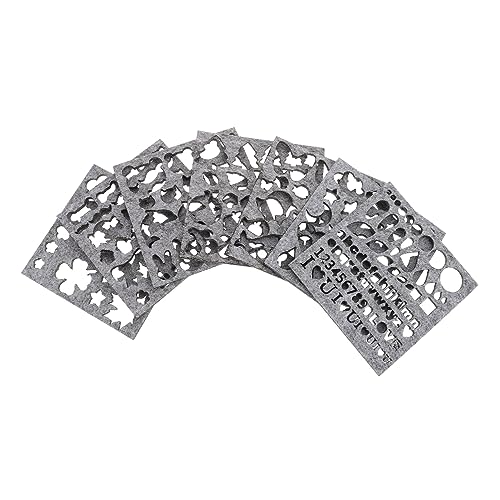 Lurrose 7piezas Pzs Molde Para Fieltro Con Aguja Plantillas Diy Para Manualidades De Lana Para Principiantes y Uso Infantil