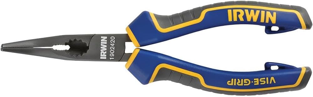 IRWIN Tools Vise-Grip Pliers, Bent Nose, 6 3/4-inch (1902420)