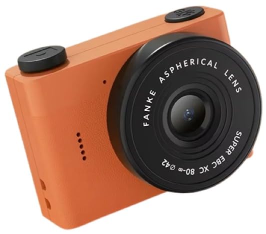 Rollei Mini Fotocamera Digitale Marrone, 1080P HD Piccola Macchina Fotografica Digitale Retrò con 0,96 Schermo a Colori 2MP Cámara Digital Compatta con Flash e Registrazione, Mini-Fotocamera-Digitale