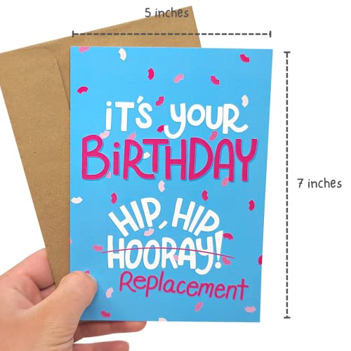 Sleazy Greetings Funny Birthday Card For Men Women Him Her | Hip Hip Replacement 21St 30Th 40Th 60Th Birthday Card #TOP3