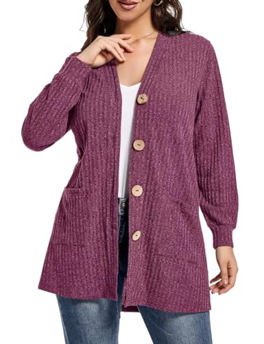 Image of MONNURO Plus Size Cardigan for Women Lightweight Open Front with Pockets