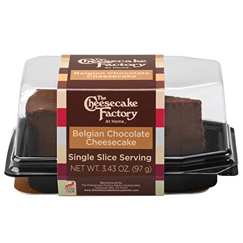 The Cheesecake Factory Belgian Chocolate Cheesecake Single Slice, 3.43 Oz (FROZEN)