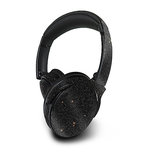 Image of MightySkins Glossy Glitter Skin Compatible with Bose QuietComfort 45 Headphones Deep Space | Protective, Durable High-Gloss Glitter Finish | Easy to Apply | Made in The USA