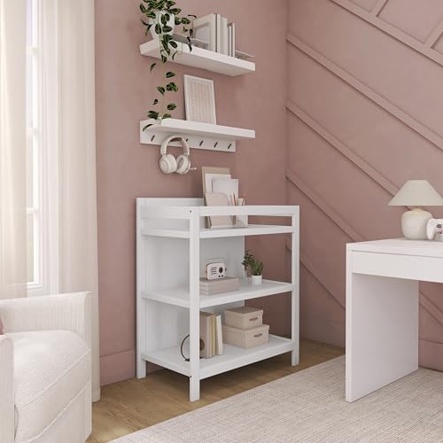Dream On Me Synergy 3-in-1 Convertible Crib with Changing Table, White - image 8