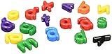 Roylco Uppercase Manuscript Letter Beads, Assorted Colors, Box of 288
