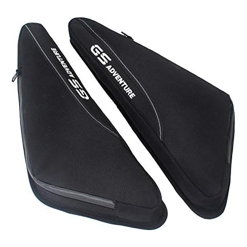 GIDIBII Motorcycle Triangular Frame Bag, Motorcycle Frame Bags, Tool Bag, Storage Bag, Motorcycle Waterproof Bag for R1200GS / ADV R1250GS F750GS F850GS (Black) Cover