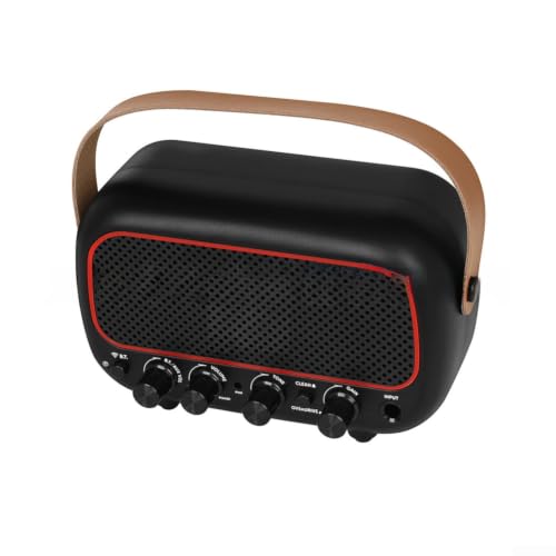 Altavoz para guitarra recargable de 5W para tocar sin enchufes con doble altavoz 2