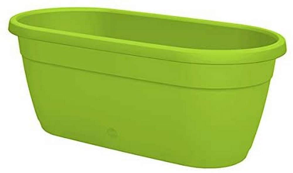 Emsa Flower Pot 517829, Column Shape, CITY, green, 400 x 200 mm