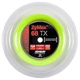 Ashaway ZyMax 68 TX - Bobina da Badminton, 200 m, Yellow