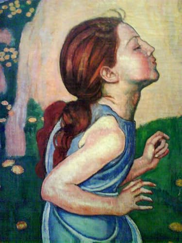 Tableau Ferdinand Hodler Le Printemps | Impression Toile Chambre 60x90cm