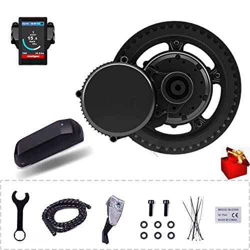 DERUIZ Mid Motor Electric Bike Conversion Kit 52V 48V 1000W BBS03B BBSHD Ebike Kits with optional Battery for MTB City Bike,Road Bike,DIY eBike Converter Kits Cover