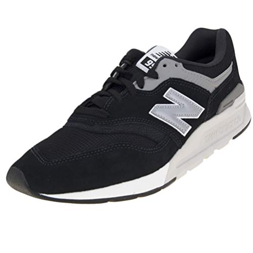 New Balance Men's 997H V1 Sneaker, Black/Silver, 11