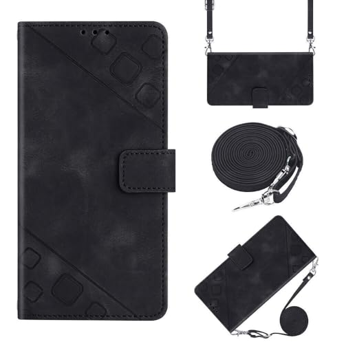 Étui portefeuille iPhone 12 Pro Max noir en cuir pour le quotidien