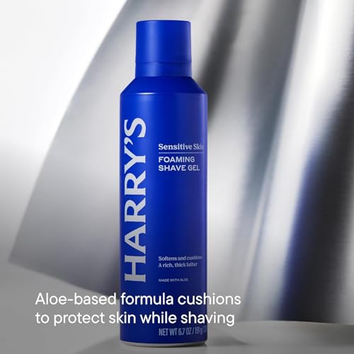 Harry's Plus Shave Gift Set for Men - Limited Edition Shave Kit for Men | 1 Razor Handle, 3 Cartridges, 1 Travel Blade Cover, and 6.7 oz Foaming Shave Gel - image 5